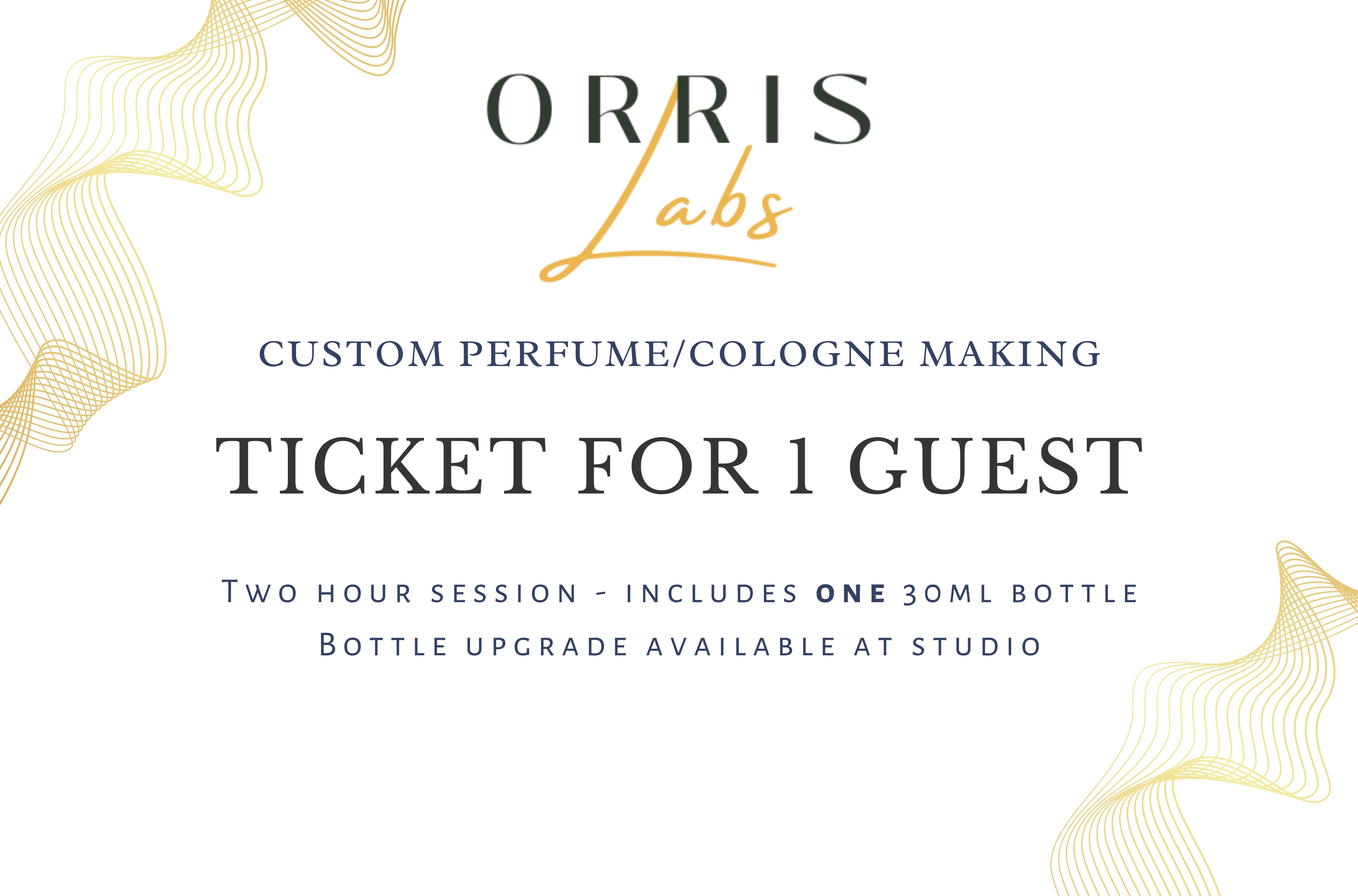 Orris Labs Toronto Studio Custom Perfume/Cologne Workshop for July 2026